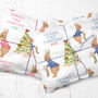 Rabbit Personalised Christmas Wrapping Paper, thumbnail 4 of 6