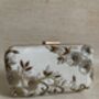 Off White Rectangular Handcrafted Clutch Bag, thumbnail 1 of 8