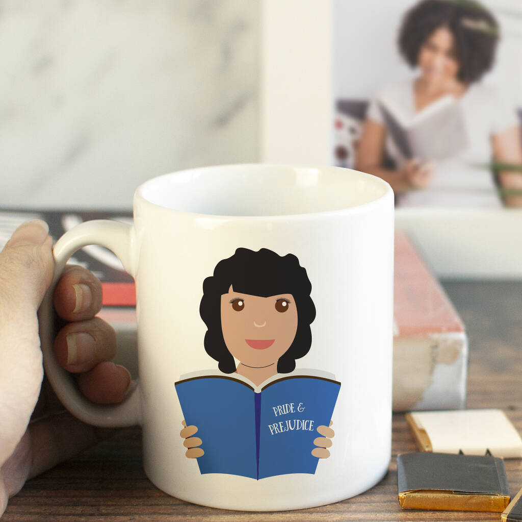 Personalised Bookworm Mug Reading Mug Wizard School Mug Gift for Readers  BFF Gift Gift for Mum, Sister, Cousin, Auntie, Niece 
