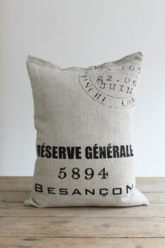 Besancon Stamp Giant Cushion, 2 of 3