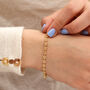 Sterling Silver Or Gold Plated Daisy Chain Bracelet, thumbnail 1 of 4