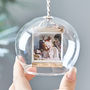 Personalised Baby's First Christmas Photo Dome Bauble, thumbnail 1 of 2