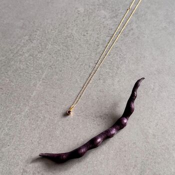 February Birthstone Amethyst Gold Plated Necklace, 3 of 6
