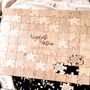 Wedding Guest Book Wooden Puzzle Alternative, thumbnail 4 of 9