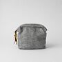 Fair Trade Cotton Lined Washbag Recycled Sari Zip Tie, thumbnail 5 of 8