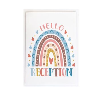 Hello Reception Back To School Card, 7 of 7