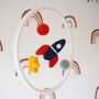 Space Rocket Nursery Mobile, thumbnail 1 of 6