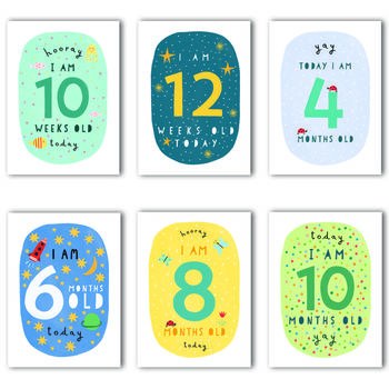 Personalised Baby Milestone Cards, 5 of 10