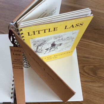 'Little Lass' Upcycled Notebook, 3 of 4