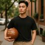 Personalised Vintage Tan Leather Football, thumbnail 7 of 11