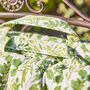 Botanical Padded Garden Bench Cushion, thumbnail 5 of 6