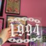 Personalised Year Clear Acrylic Vinyl Plaque Decor, thumbnail 6 of 7