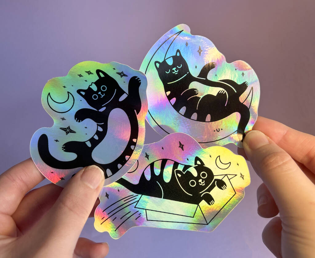 Space Cats Sticker Pack, 1 of 2