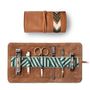 Personalised Men's Travel Grooming Roll Manicure Set, thumbnail 2 of 6