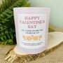 Personalised Sleep Touching Bums Valentines Candle Gift, thumbnail 3 of 11