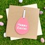 Personalised Easter Acrylic Egg Decoration Card, thumbnail 2 of 4