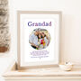 Personalised Father's Day Framed Photo Print, thumbnail 1 of 4