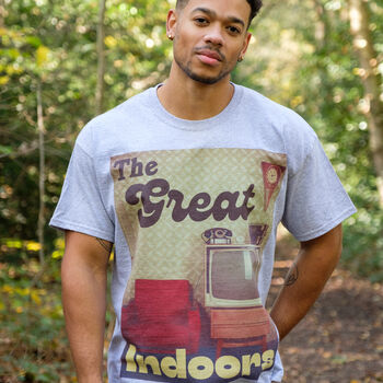The Great Indoors Men's Slogan T Shirt, 3 of 5