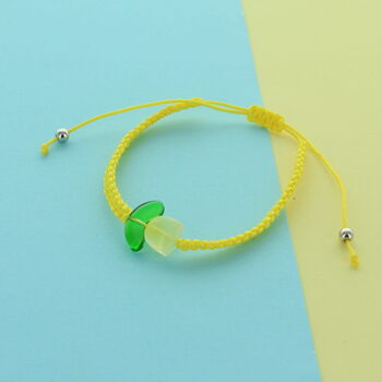 Personalised Macrame Tulip Flower Bracelet, 8 of 9