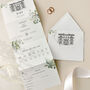 Venue Sketch Concertina Wedding Invitations, thumbnail 1 of 4