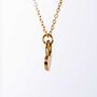 Heart Padlock 18k Gold Plated Friendship Necklace, thumbnail 6 of 11