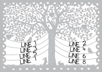 Personalised Family Tree Papercut, 6 of 6