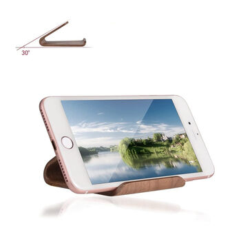 Wooden Smartphone Stand Universal Desk Phone Stand, 4 of 8