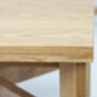 Oak Coffee Table That Converts Into Dining Table Convertable, thumbnail 9 of 12
