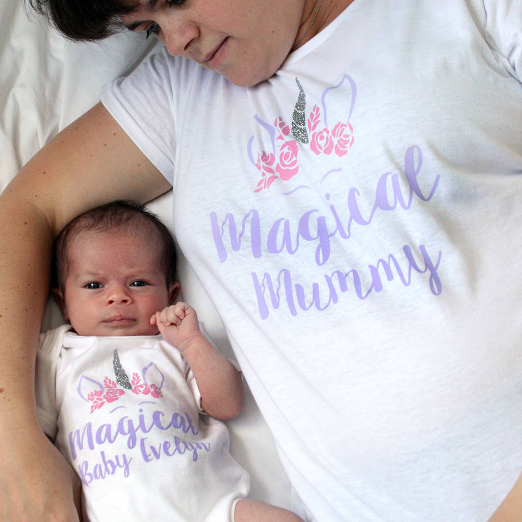 Magical Mummy And Baby Unicorn Set By Juliet Reeves Designs ...