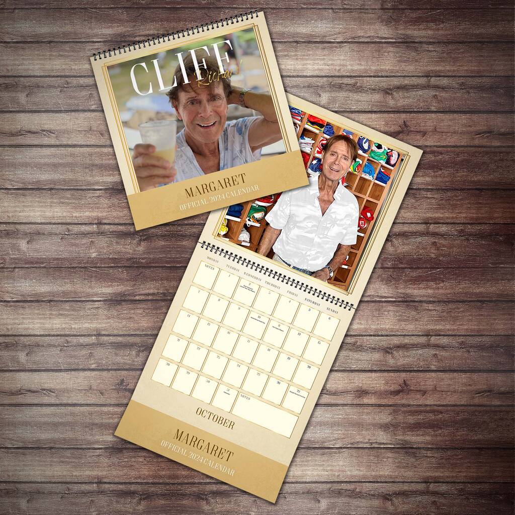 'Cliff Richard' 2024 Calendar By Intervino Ltd