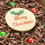 Two Christmas Mini Christmas Plaque Pizza, thumbnail 2 of 3