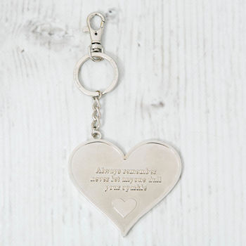 Friends Large Heart Message Keyring, 4 of 7