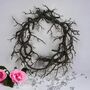 Black Branch Halloween Twig Wreath, thumbnail 4 of 4