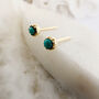 Tiny Turquoise Stud, thumbnail 3 of 8