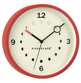 Moon Phase Red Clock, 3 of 3