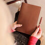 Personalised Italian Leather Notebook | Undated Diary, thumbnail 4 of 8