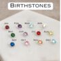 Sterling Silver Personalised Birthstone Bracelet, thumbnail 3 of 8