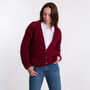 Easy V Neck Cardigan Crochet Kit, thumbnail 4 of 9