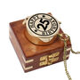 Custom Engraved 25th Birthday Brass Compass Gift, thumbnail 1 of 11