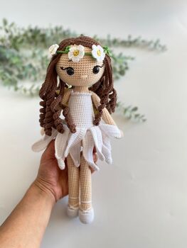 Handmade Crochet Toys For Babies And Kids, Fairy Doll, 3 of 4