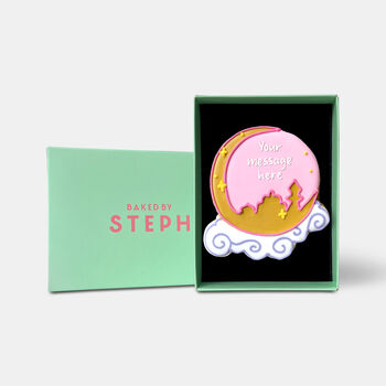 Personalised Ramadan Mubarak Single Iced Biscuit Letterbox Gift, 3 of 9