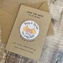 Tipi Colourful Save The Date Wedding Magnet, thumbnail 4 of 5