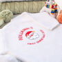 Personalised Santa Baby Cardigan – First Christmas Gift, thumbnail 10 of 12