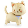 Beige Cat On Wheels Foil Balloon, thumbnail 1 of 2