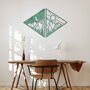 Day And Night Triangle: Wooden Wall Art Masterpiece, thumbnail 1 of 12