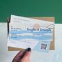 Fun Beach Colourful Style Wedding Invitation, thumbnail 1 of 5