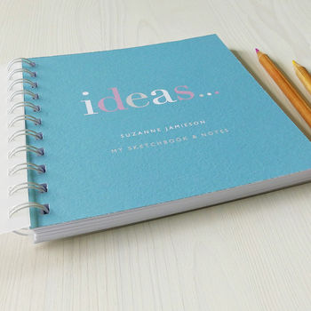 Personalised 'Ideas' To Do Small Notebook, 3 of 10