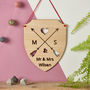 Couples Personalised Wooden Plaque, thumbnail 1 of 6