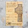 Personalised Celtic Cross Christening Spoon Gift, thumbnail 3 of 8
