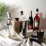 Solid Copper Ice Bucket, Hammered Surface, thumbnail 8 of 12